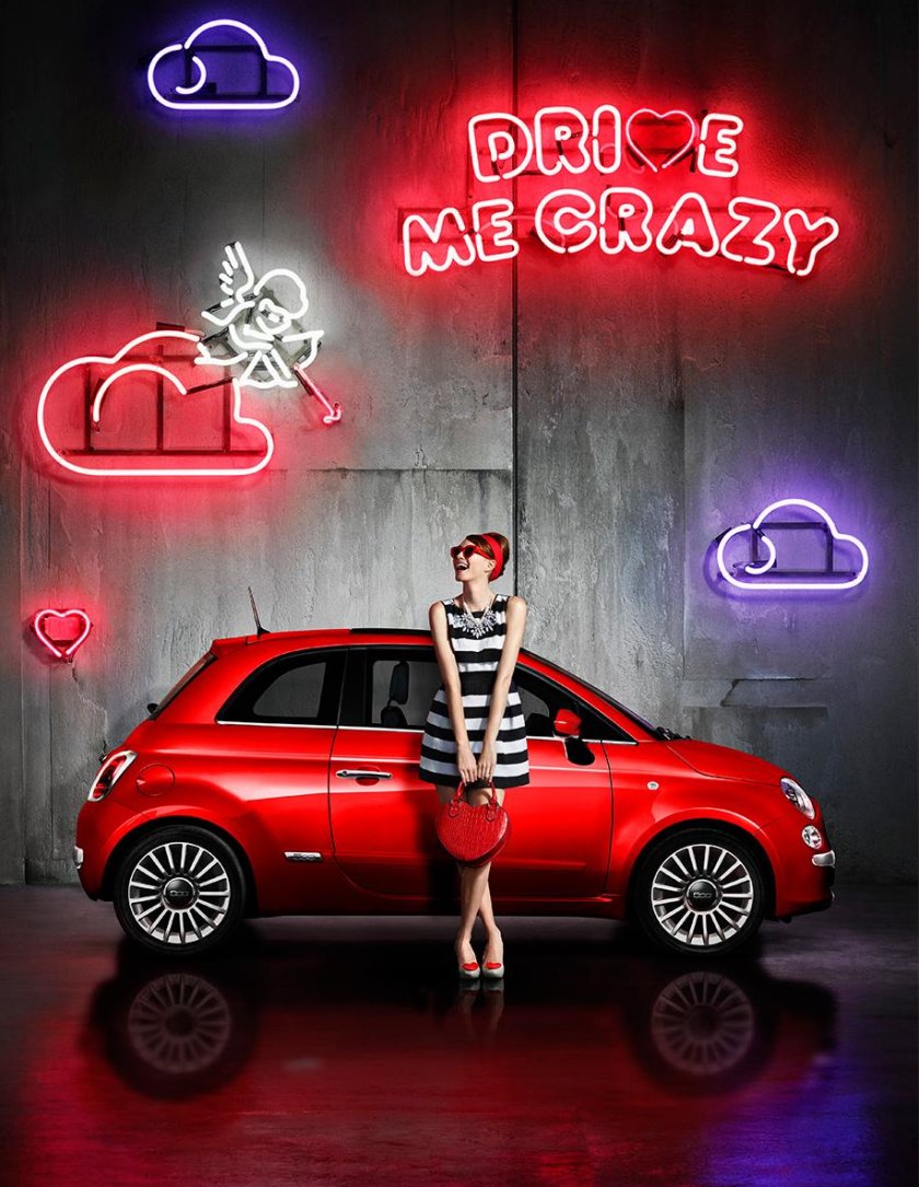 Валентинка с машиной