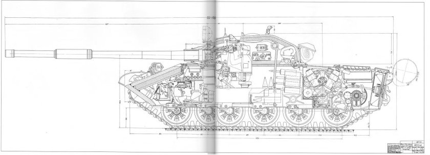 Танк т-55 схема