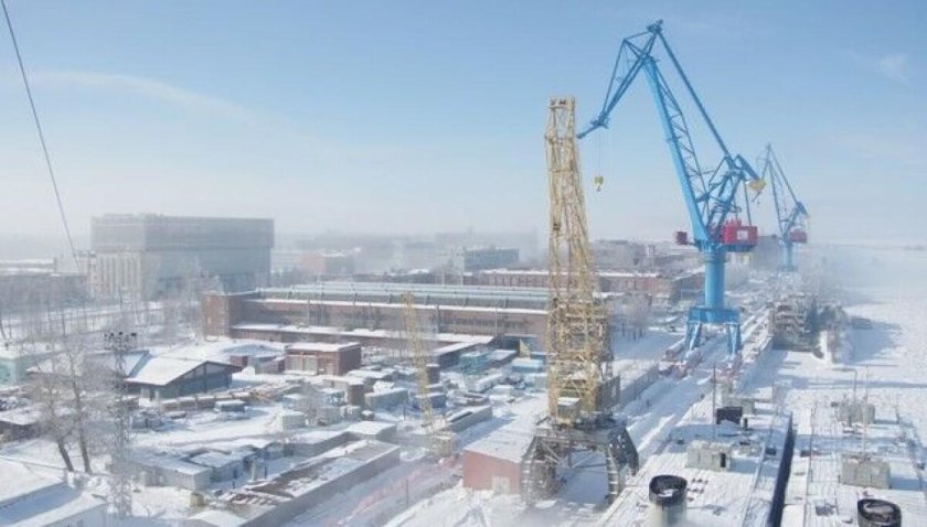 Портальный кран Севмаш