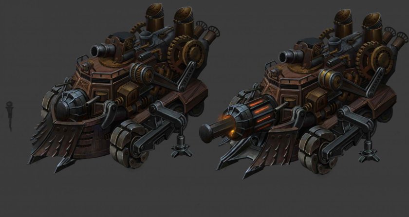 Паровой танк гномов вархаммер