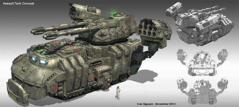 Танк шагоход будущего концепт