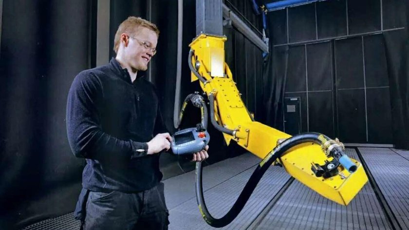 Дробеструйный робот