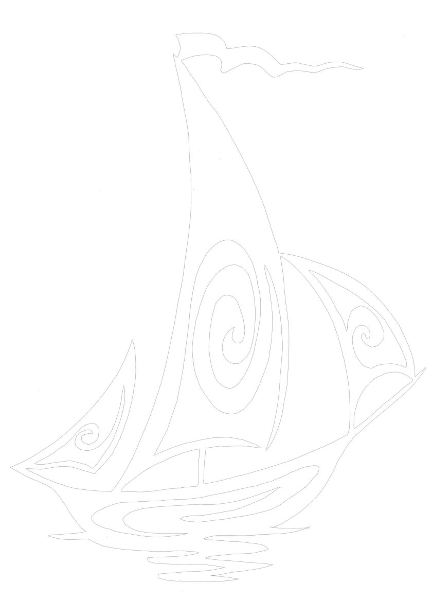 Вытынанка парусник