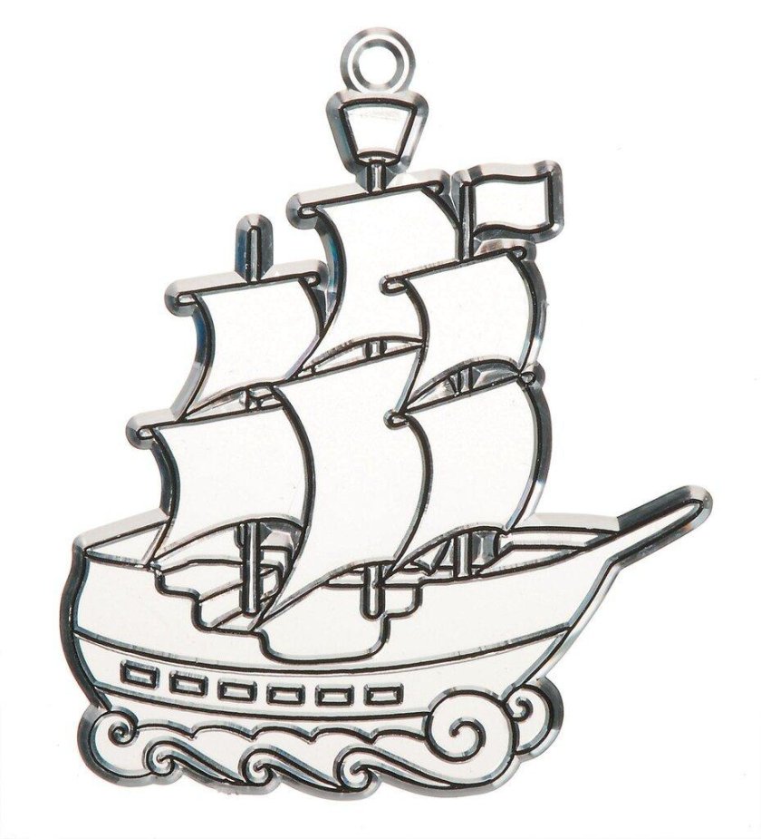 Трафарет парусника