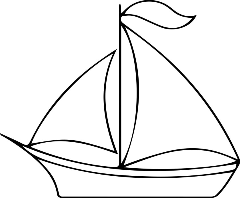 Парусник раскраска