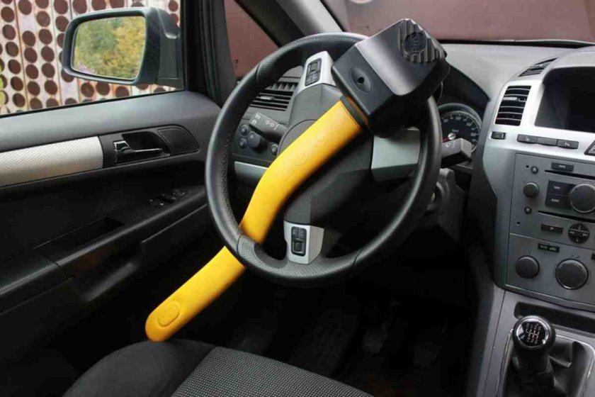 Механическая противоугонная система для автомобиля