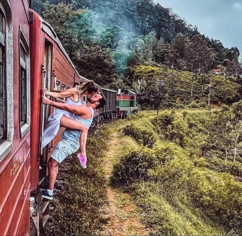 Поезд Шри Ланка фото