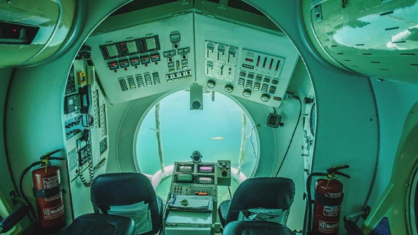 Кокпит подводной лодки