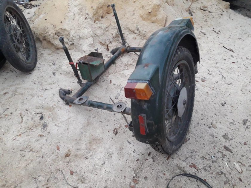 Прицеп для мотоцикла Урал из люльки