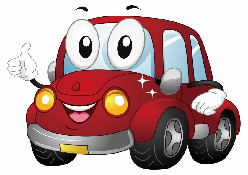 Автомобиль мультяшный