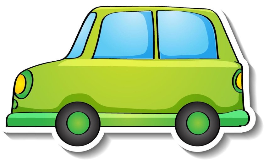 Рисунок машины легкий