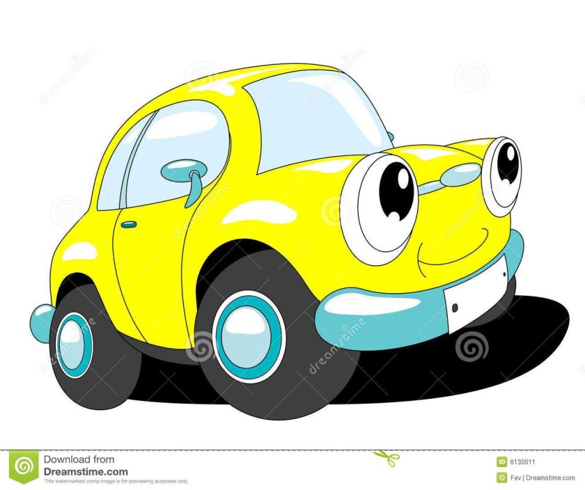 Машина мультяшка