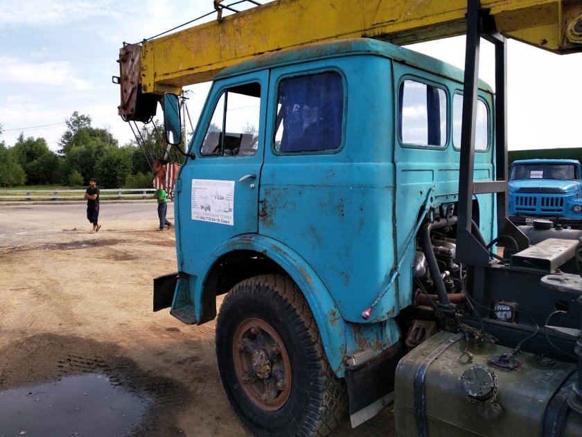 МАЗ 500 манипулятор