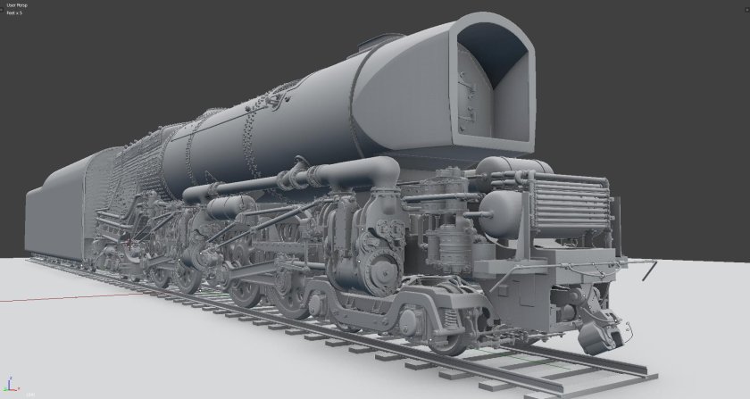 Паровоз 5550 PRR