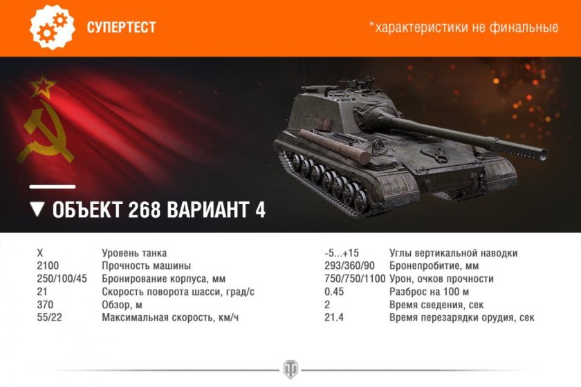 WOT объект 268 вариант 4