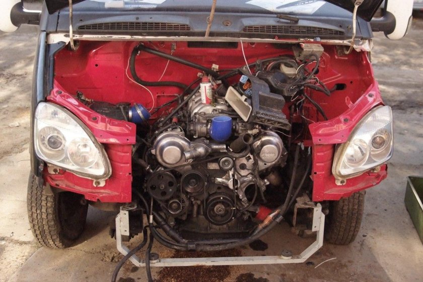 Двигатель 1uz на Газель