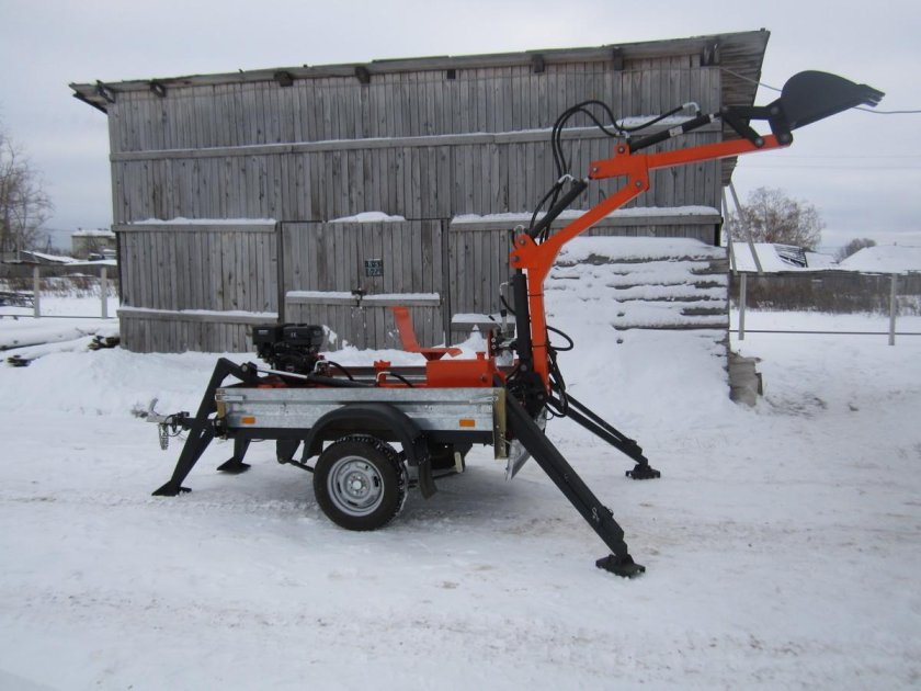 Мини экскаватор прицепной ti-ex15