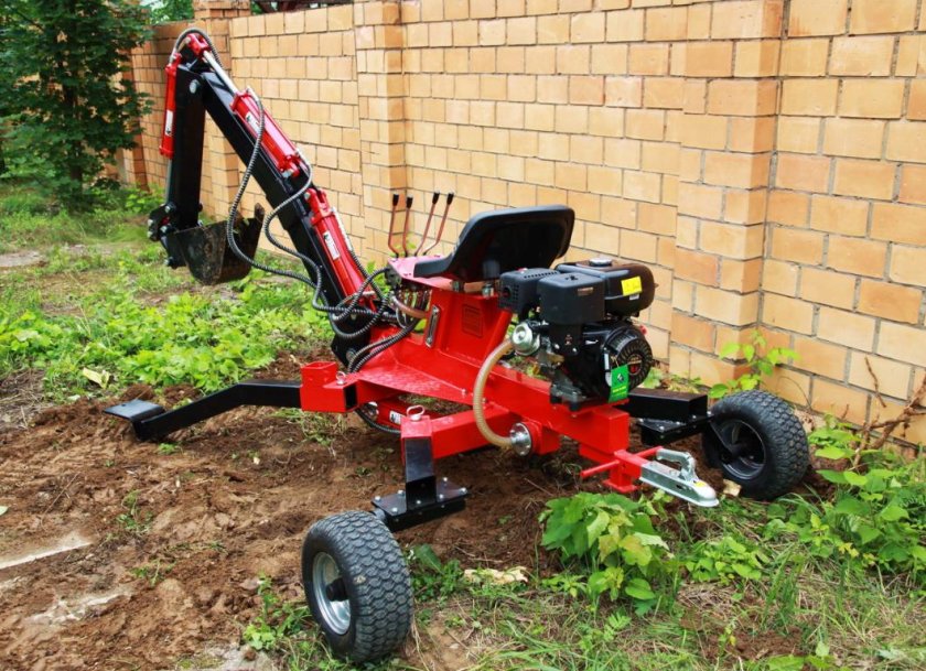 Мини-экскаватор прицепной HBP-9