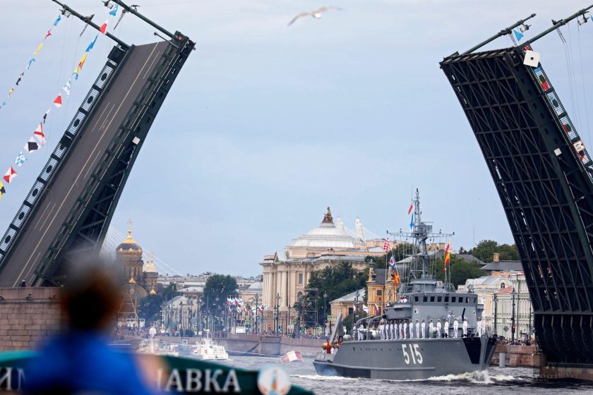 Военно-морской парад в Санкт-Петербурге 2022