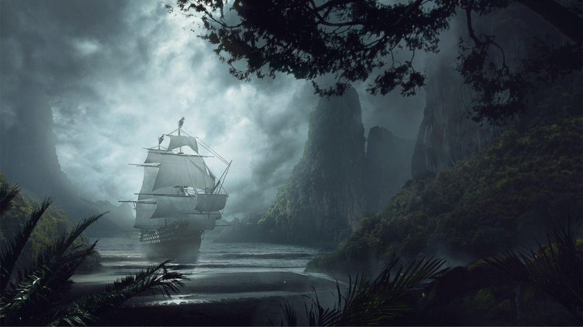 Корабль "Летучий голландец"