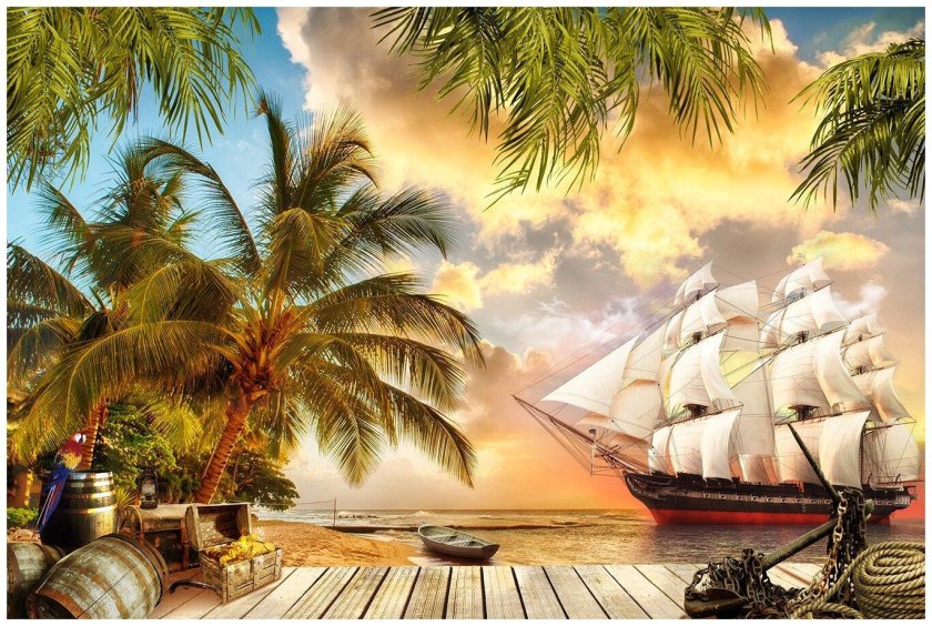 Остров сокровищ корабль