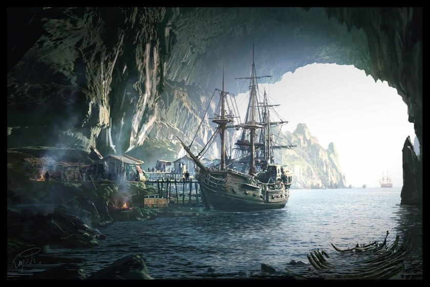 Остров погибших кораблей пираты Карибского моря