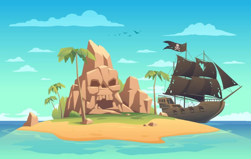 Остров клипарт