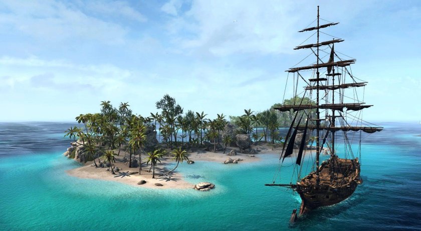 Остров Тортуга пираты Карибского моря