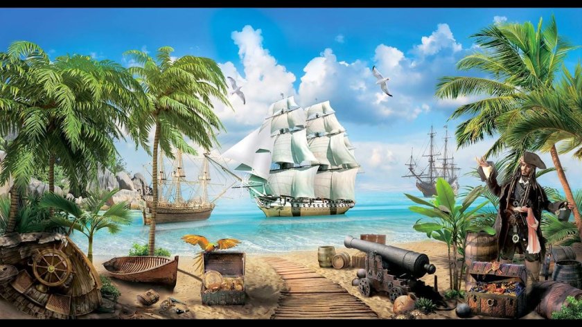 Пираты Карибского моря остров сокровищ