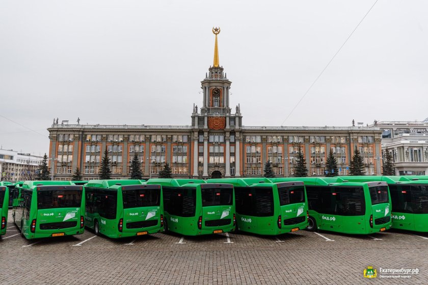 Новые автобусы Екатеринбург