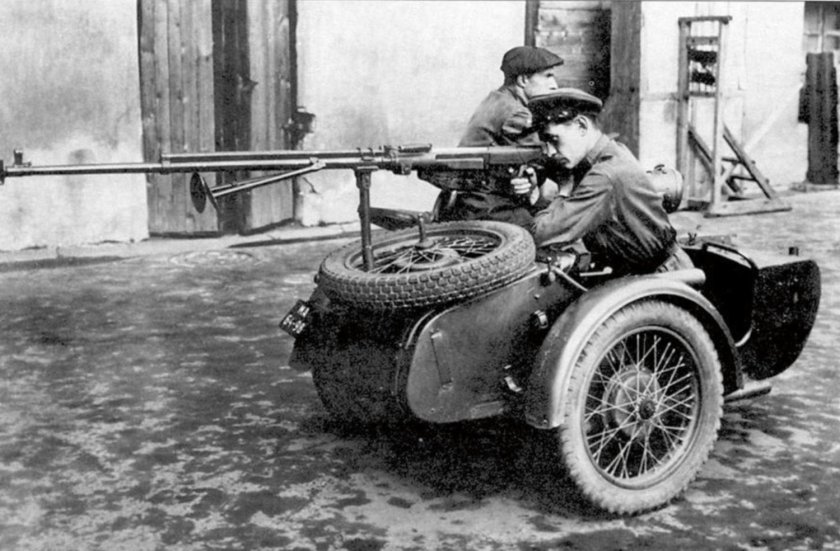 Мотоцикл м-72 в ВОВ