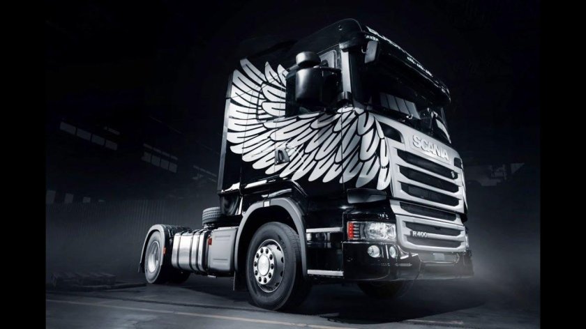 Scania r400 Black Griffin