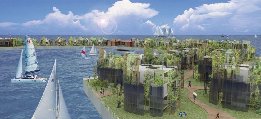 Плавающий город