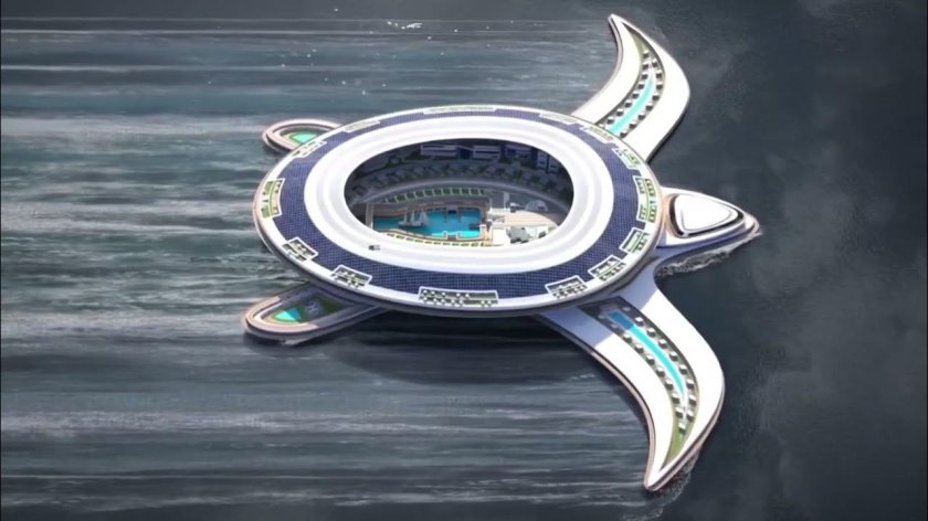 Круизный лайнер черепаха