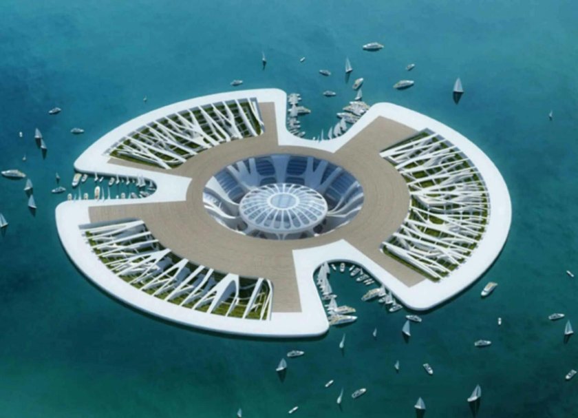 Плавучий город будущего Lilypad