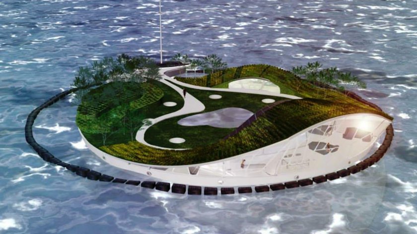 Винсент Каллебо плавучий город