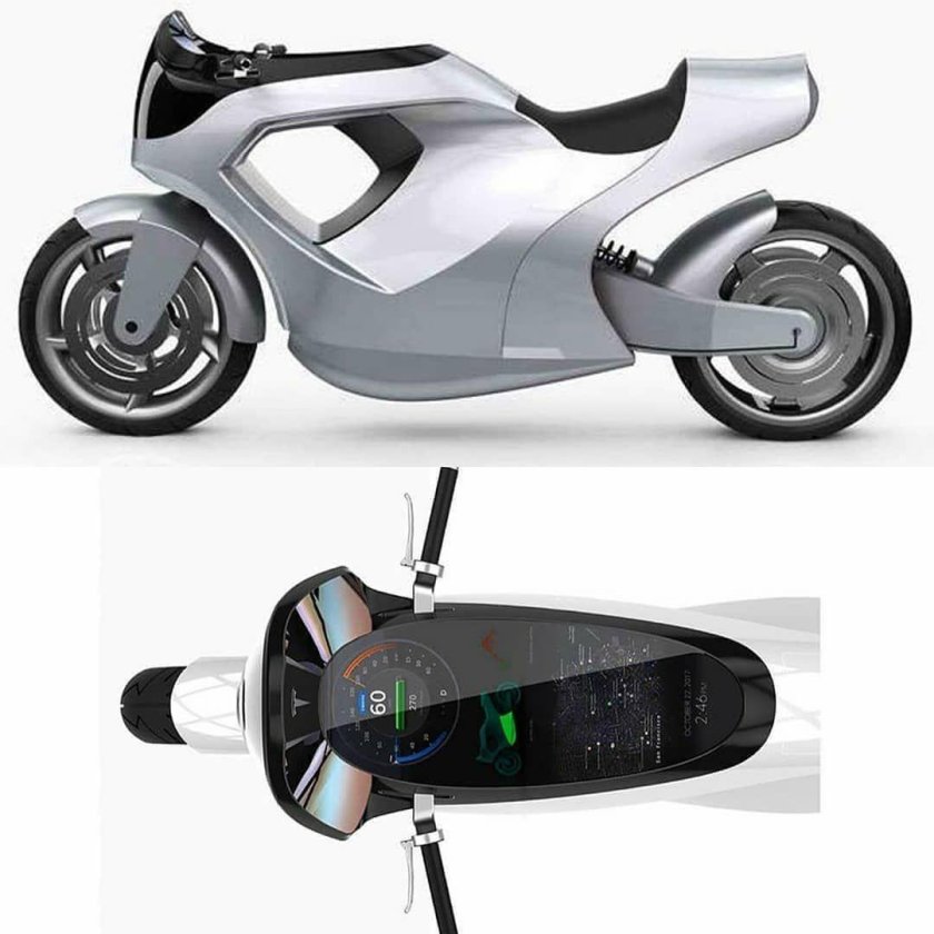 Электробайк Тесла