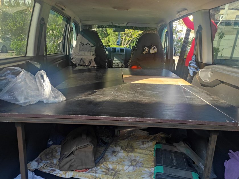 Спальное место в УАЗ Патриот