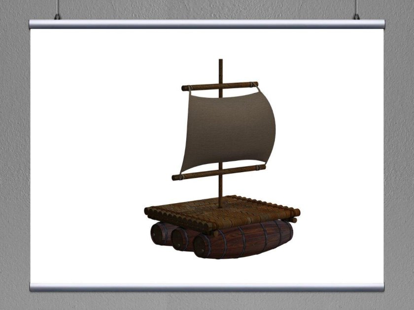 Дети на плоту