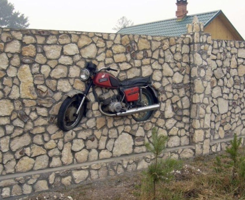 Смешной забор