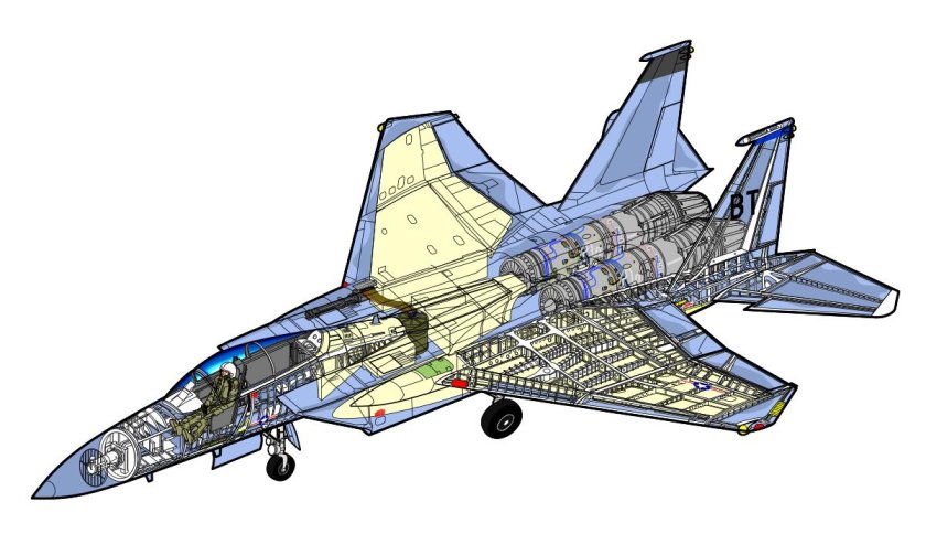 Фюзеляж Су 27