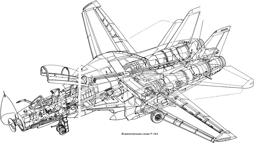 Су-34 Компоновочная схема