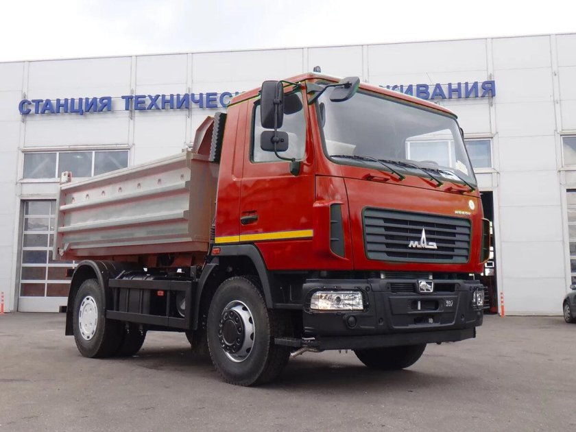 Новый МАЗ 5550 самосвал