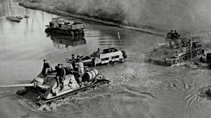 Форсирование Днестра апрель 1944