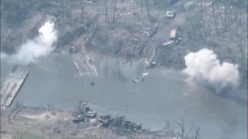 Переправа Северский Донец разгром