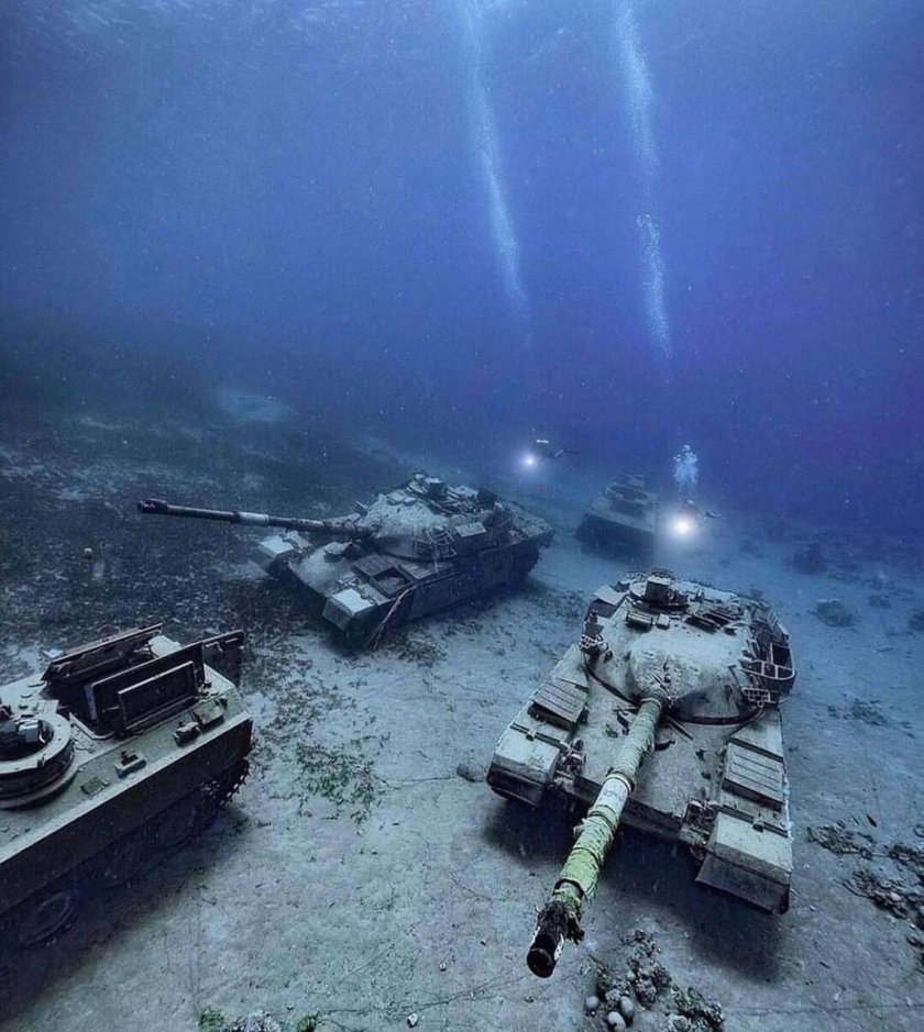 Затонувший танк Иордания