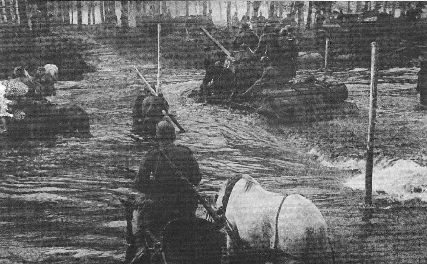 Форсирование реки Шпрее в 1945 году