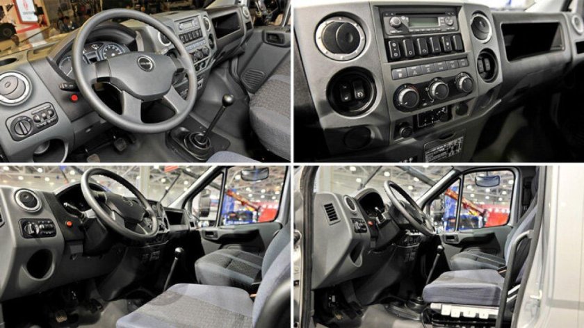 Урал Некст 6х6 салон кабины