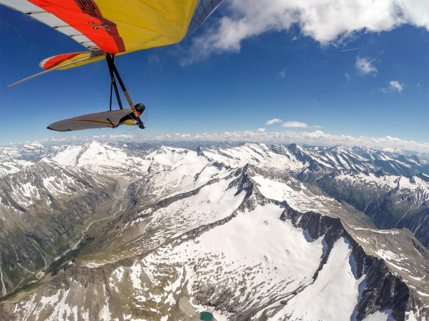 Полет на дельтаплане