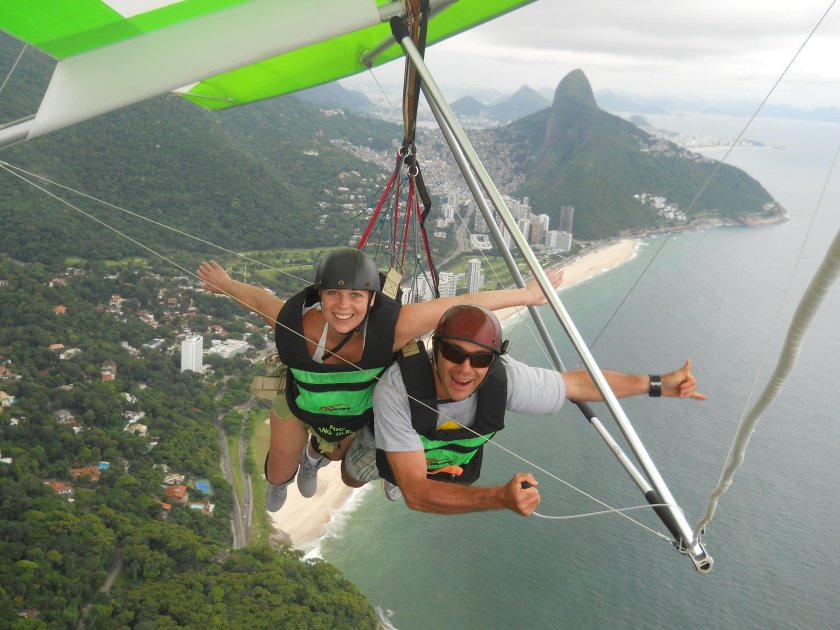 Полеты на дельтаплане в Рио де Жанейро